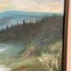 Mid-Century Oil on Canvas “River” by Unknown Artist, Vintage & Framed 36×45cm