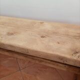 Antique oak farm bench
