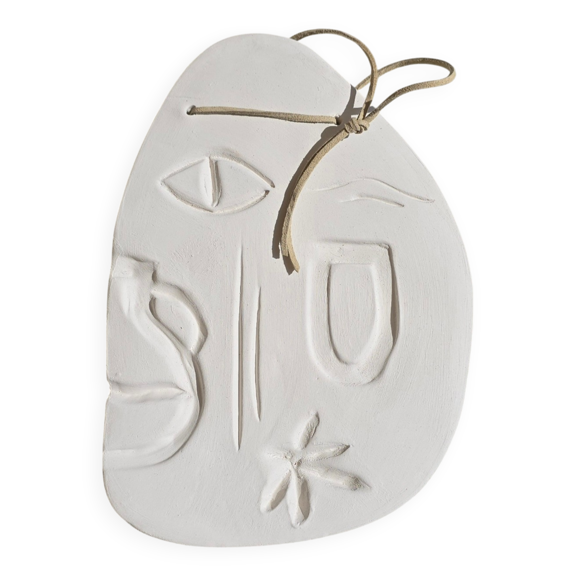 Mediterranean sculpted plaque