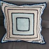 Housse de coussin Vintage au crochet