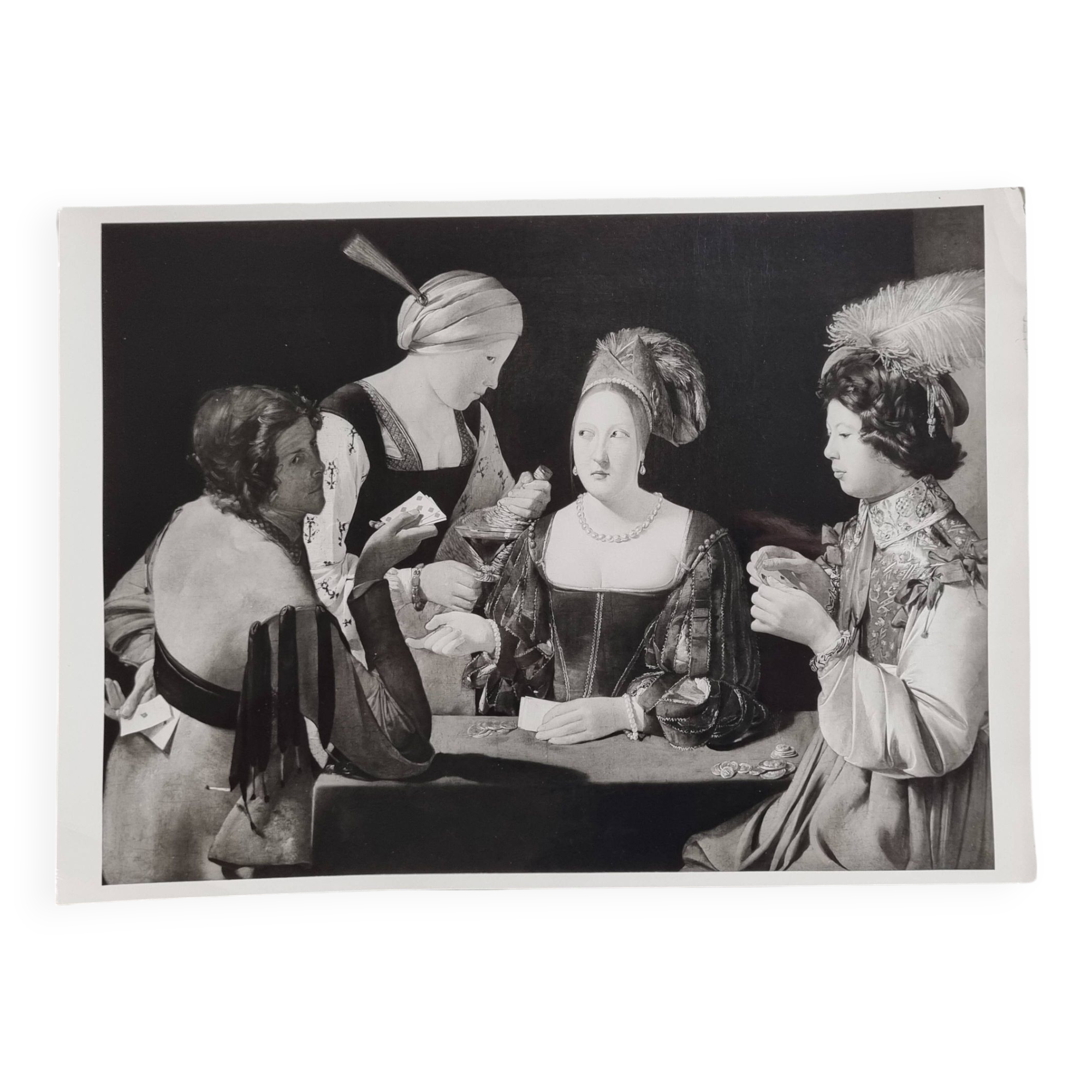 Art photography after Georges de La Tour, the cheat or the prodigal son, 60s-70s