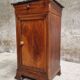Antique small cabinet French hall cupboard walnut
