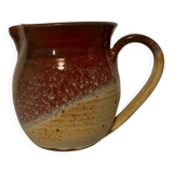 Glazed stoneware jug