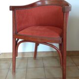 Period art deco barrel armchair