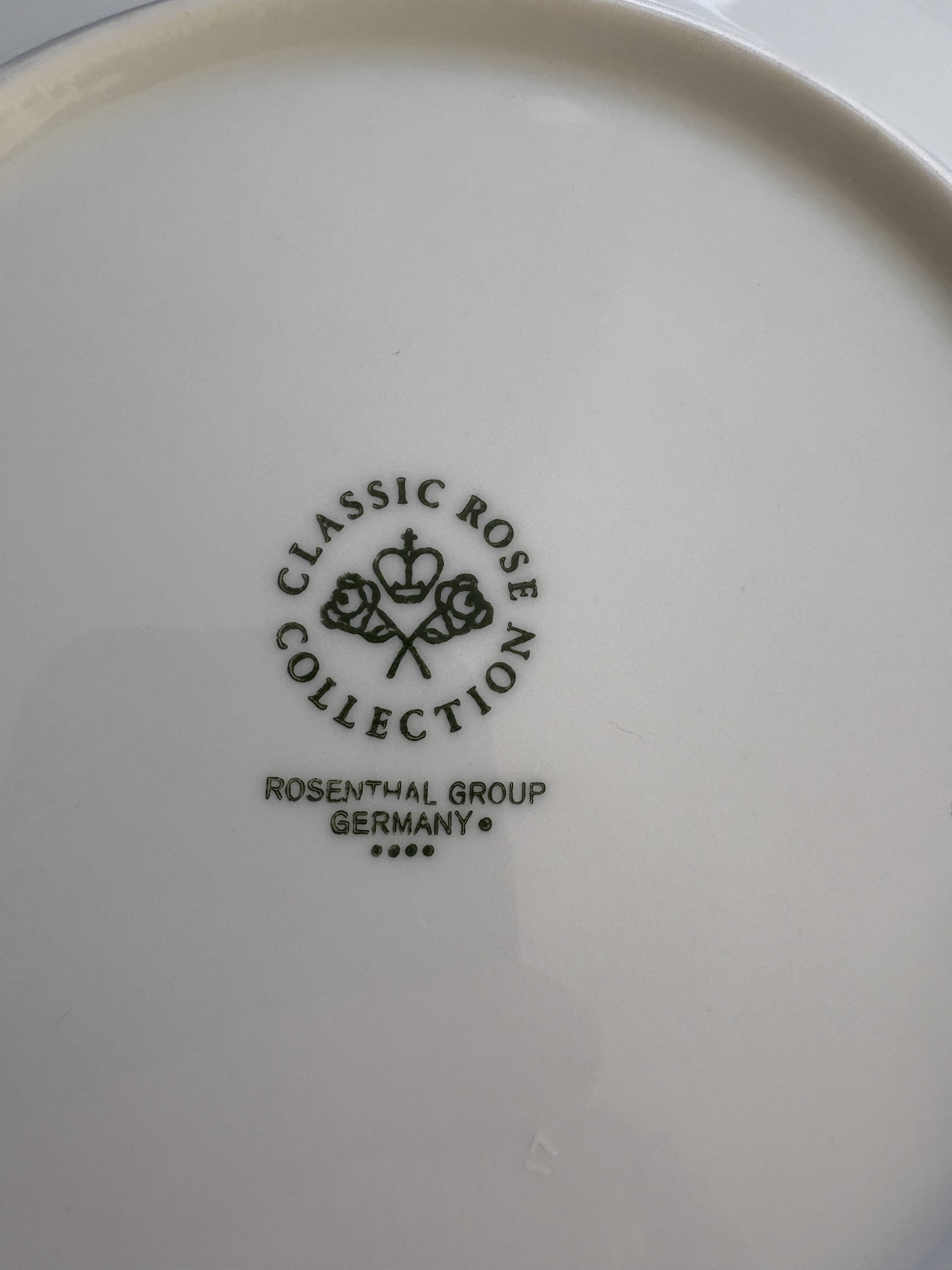 6 Rosenthal soup plates