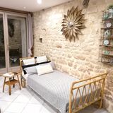 Rattan bed