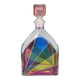 1970s Stunning Decanter or Decorative Bottle by Luigi Bormioli. Made in Ita