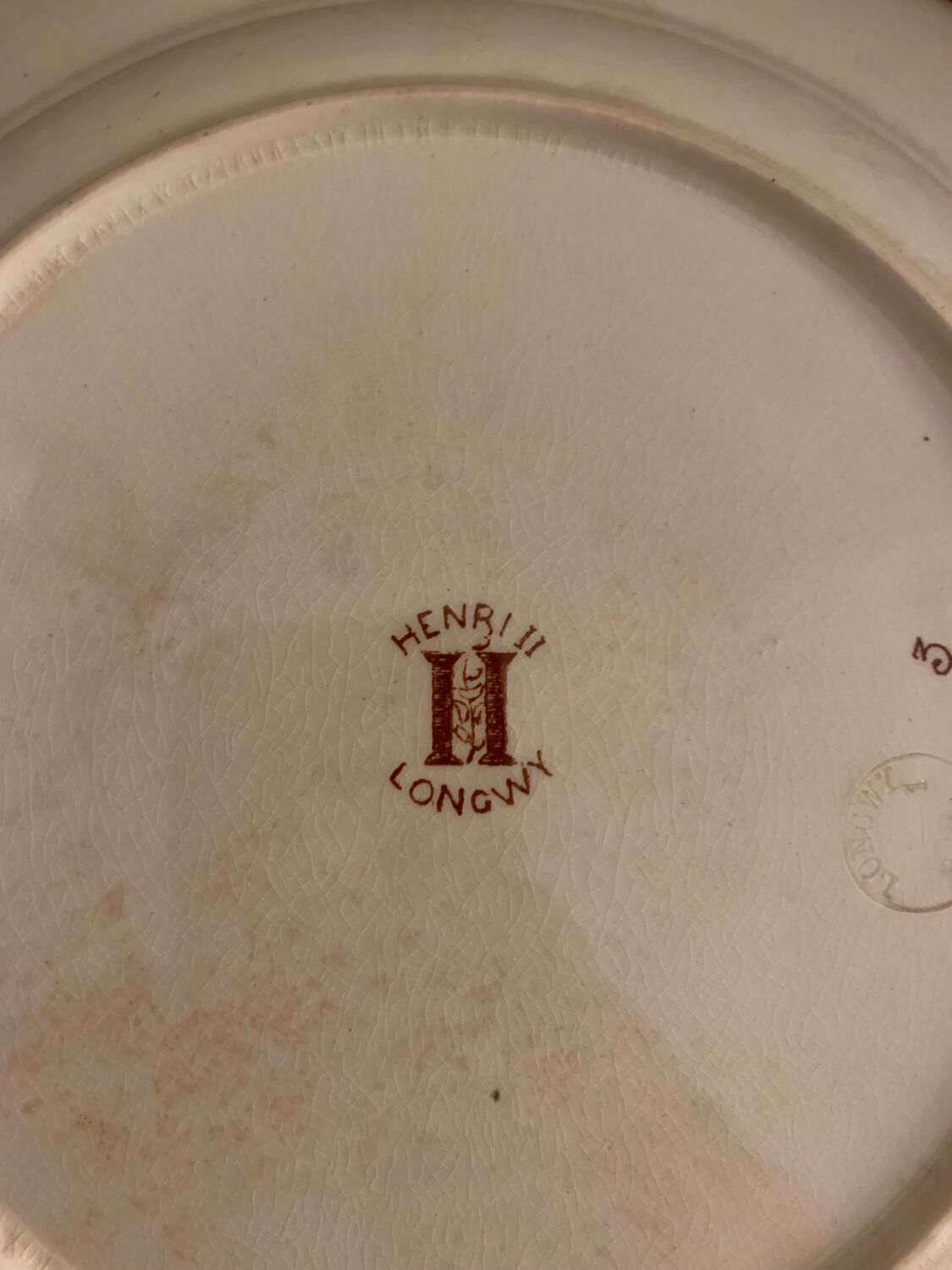 Flat plate - Henri II Longwy