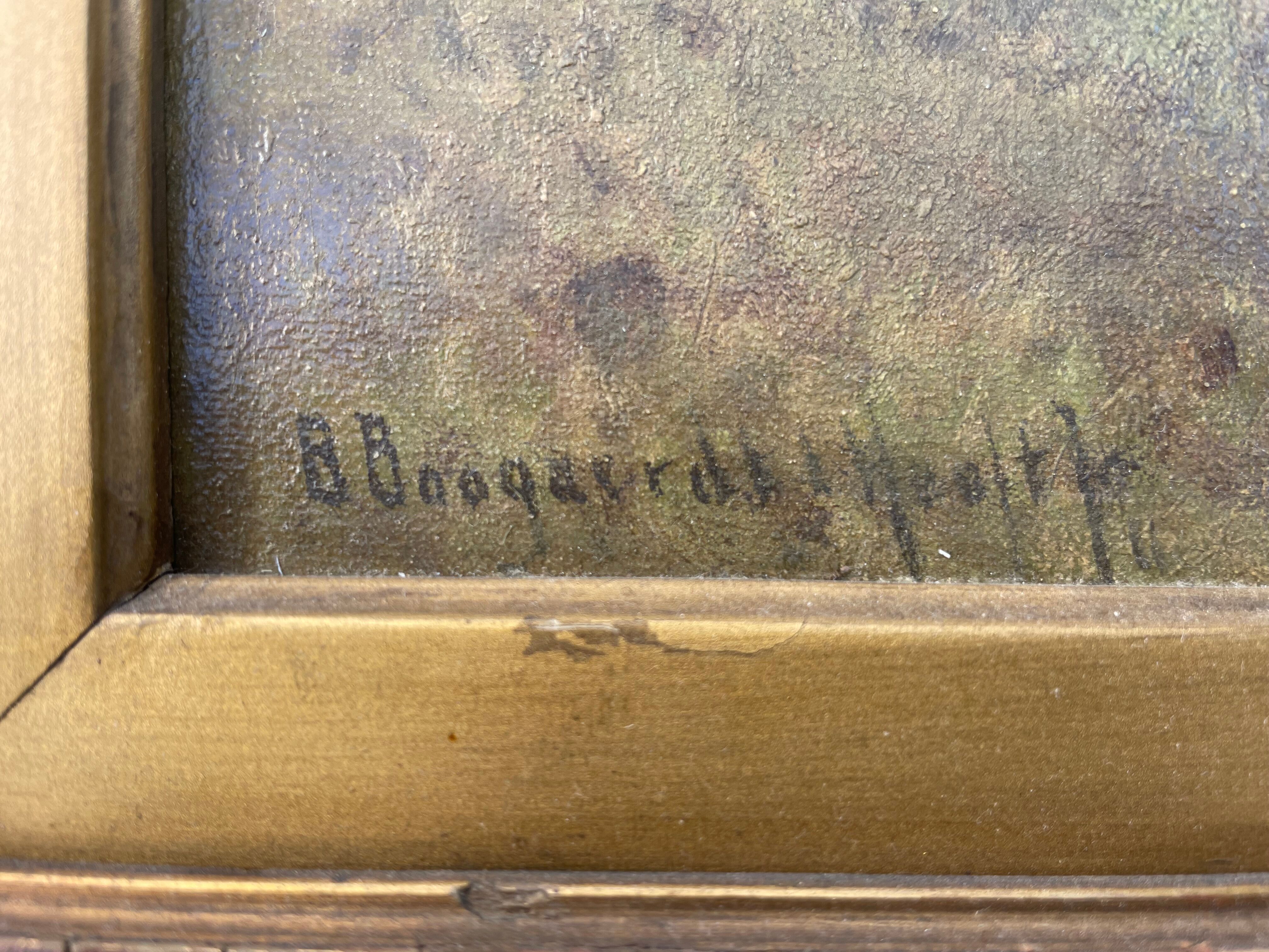 Oil on canvas, holland landscape