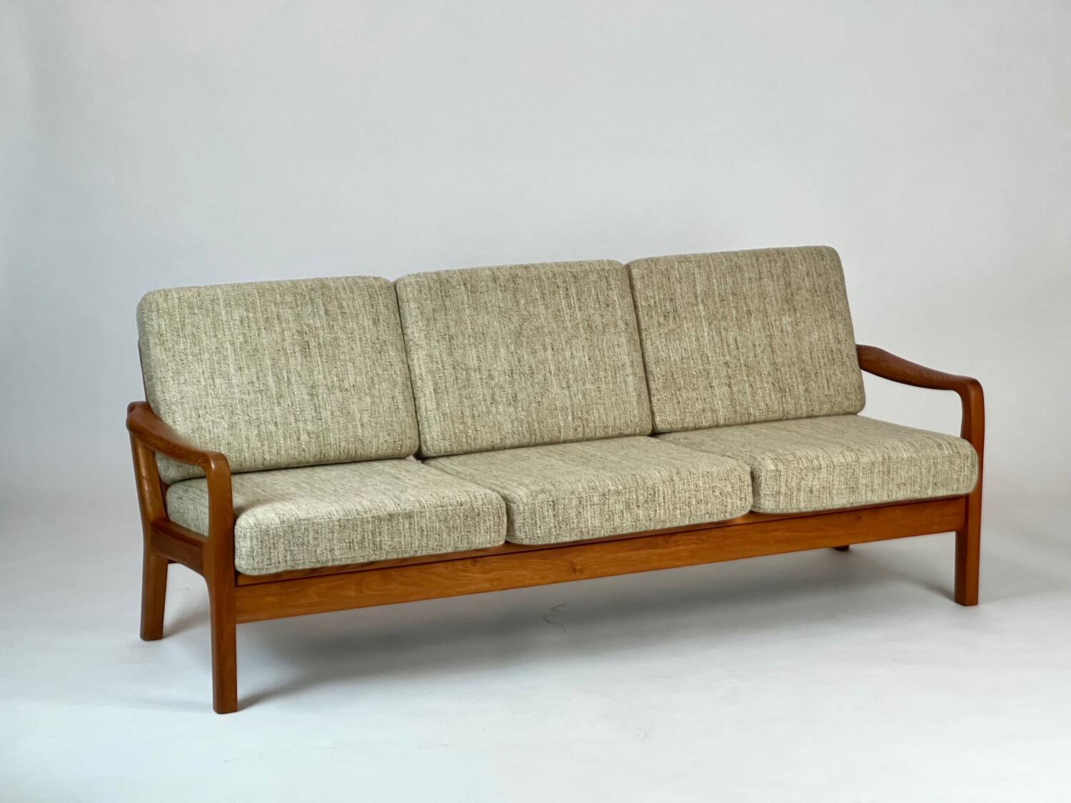 Canapé-lit en teck danois par Juul Kristensen, design vintage