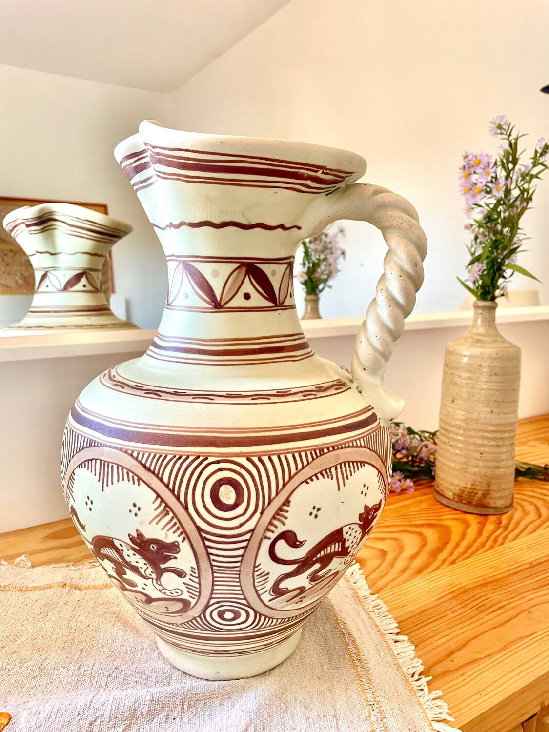 Vase amphore Talavera de la Reina