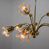 Chandelier and sconces by Emil Stejnar and executed by Rupert Nikoll 195°