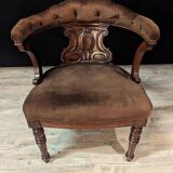 English Chesterfield style office chair