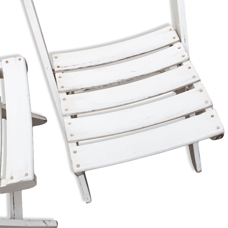 Pair of garden chairs R.Gleizes foldable, 1960s - 1970s