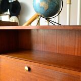 Vintage mahogany wing-shaped secretary