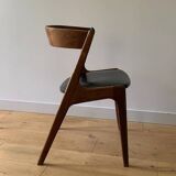 Danish teak and leather chair from the 60s/70s