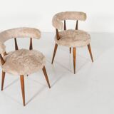 Mid-Century Pair of Scandinavian Cocktail Chairs - 1950s
