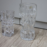 Vintage crystal vases