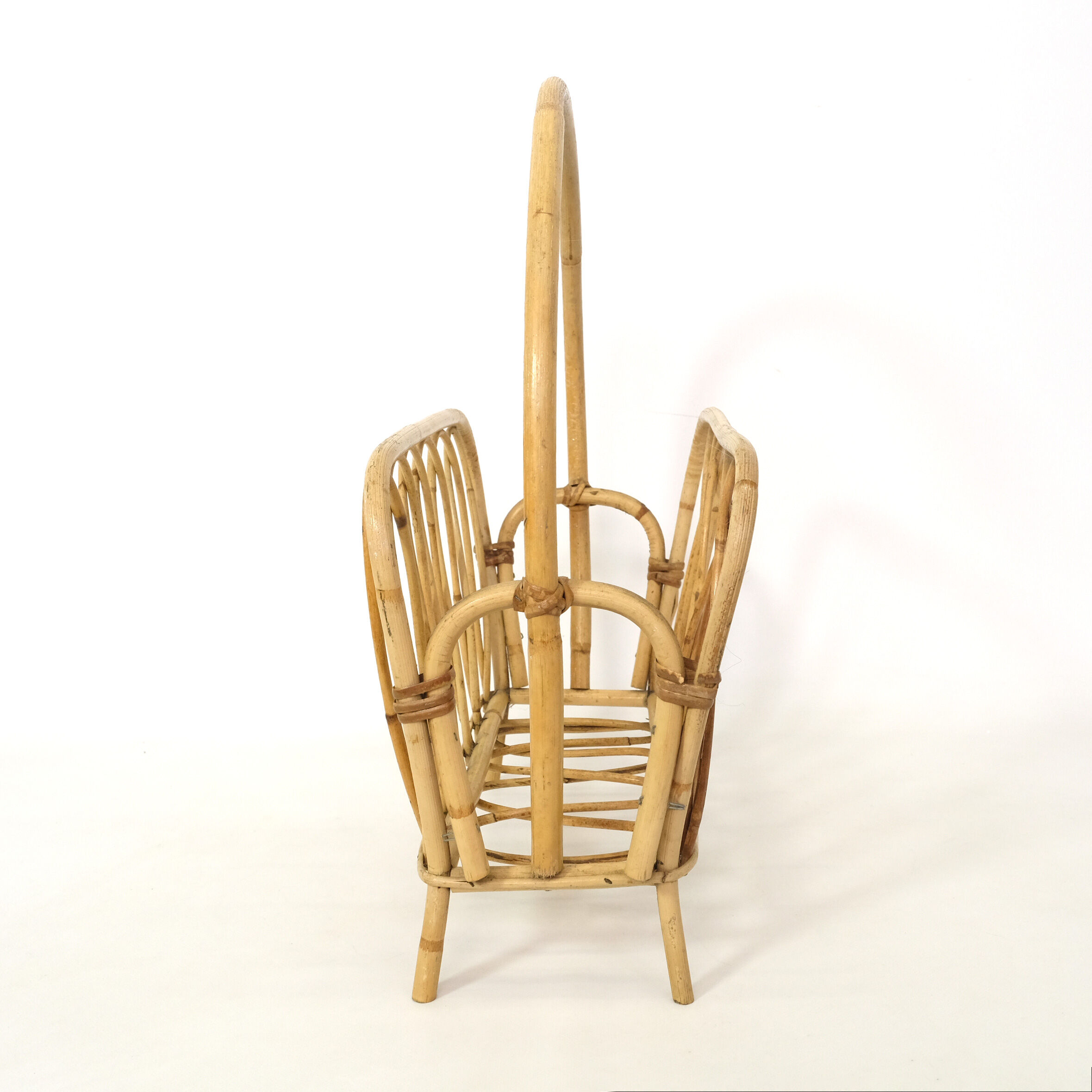 70s rattan magazine door