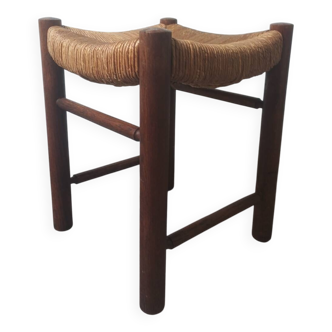 Antique wicker stool