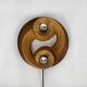 Mid Century Brutalist Ceramic Wall Lamp, 1960s