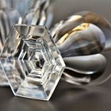 Series of 5 baccarat bourbon-style crystal port glasses