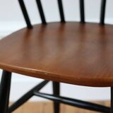 Paire de chaises scandinaves dans le goût de Tapiovaara, 1960