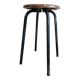 Old brown industrial stool