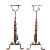 Paire de chenets anciens