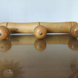 Porta wooden coat 3 hooks 70s