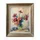 Tableau aquarelle "bouquet de fleurs" signée lehuchée