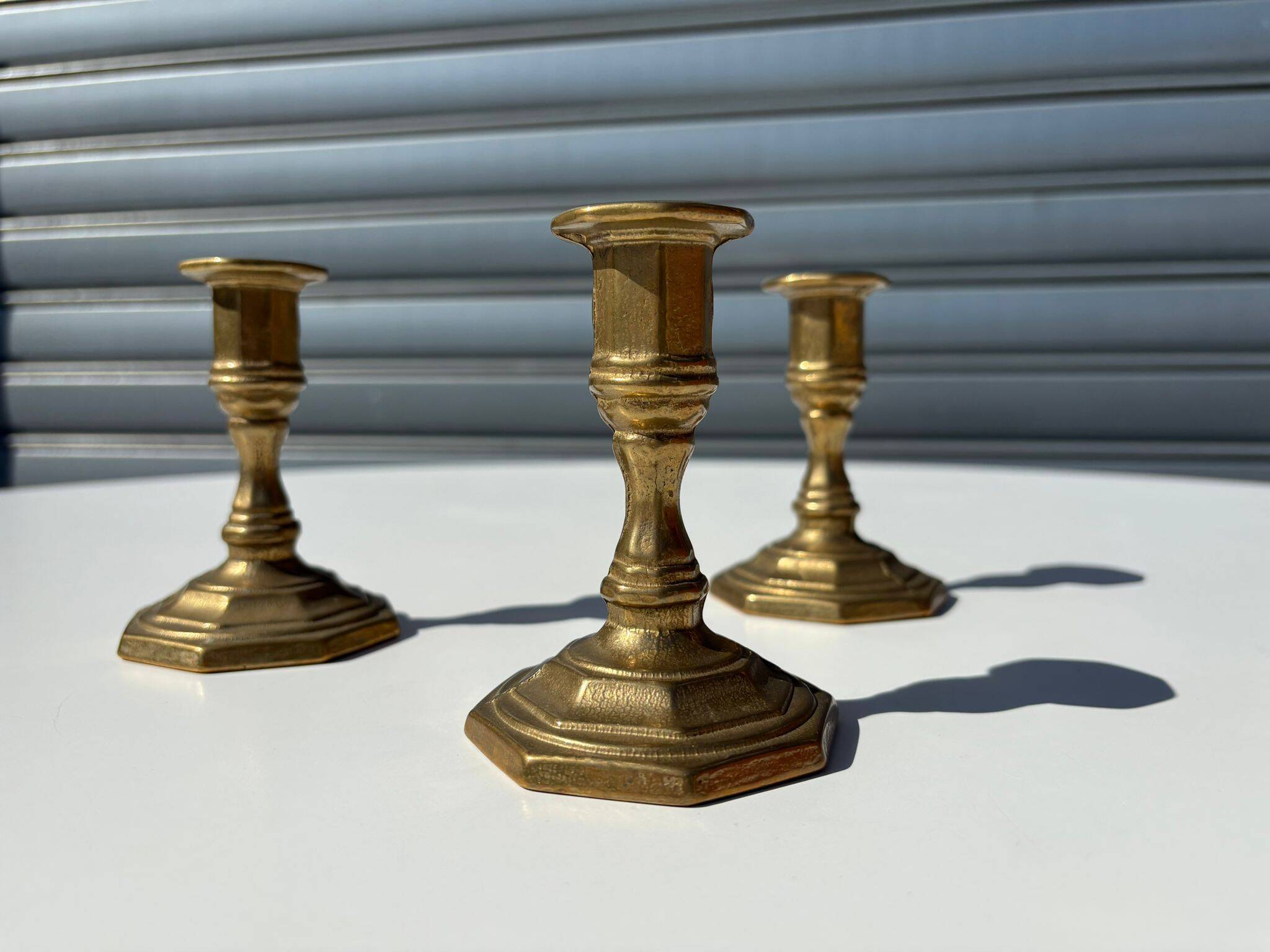 Vintage Brass Candle Holder