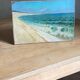 Old oil painting of the sea