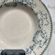 Assiette creuse vintage en terre de fer Sarreguemines, modèle "Mozart"