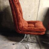 Set of 4 chairs Gastone Rinaldi 1970 for Rima