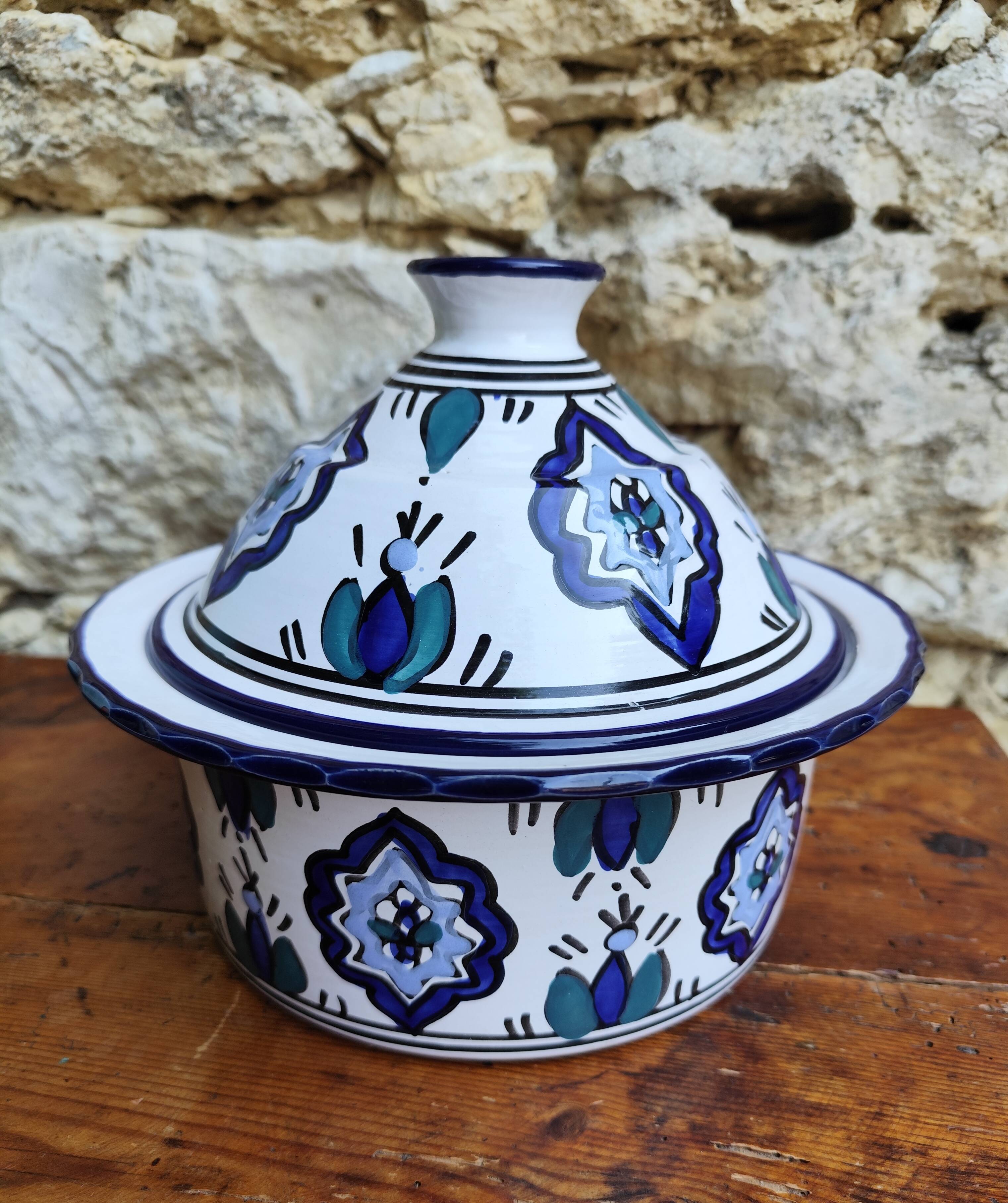 Moroccan ceramic dish