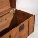 Antique trunk with metal frame (c.1900) #80