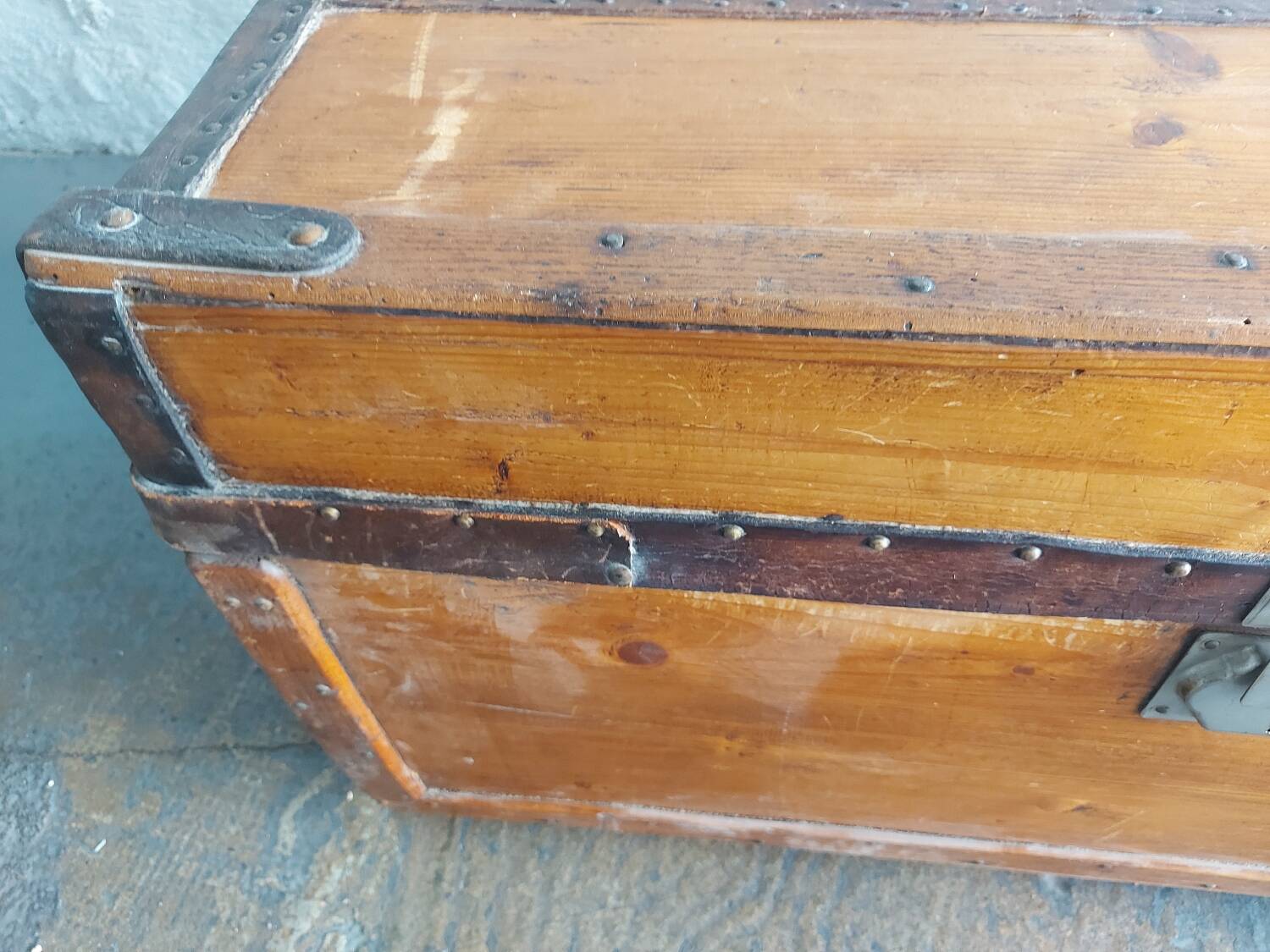 Late 19th century travel trunk