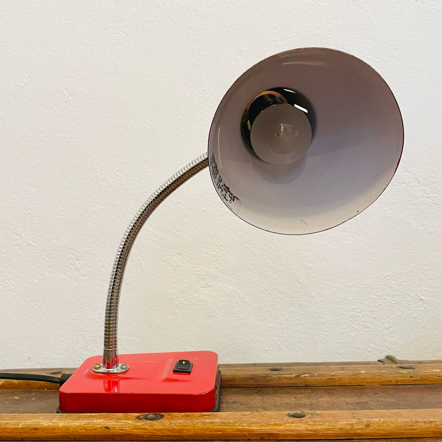 Vintage MG desk lamp