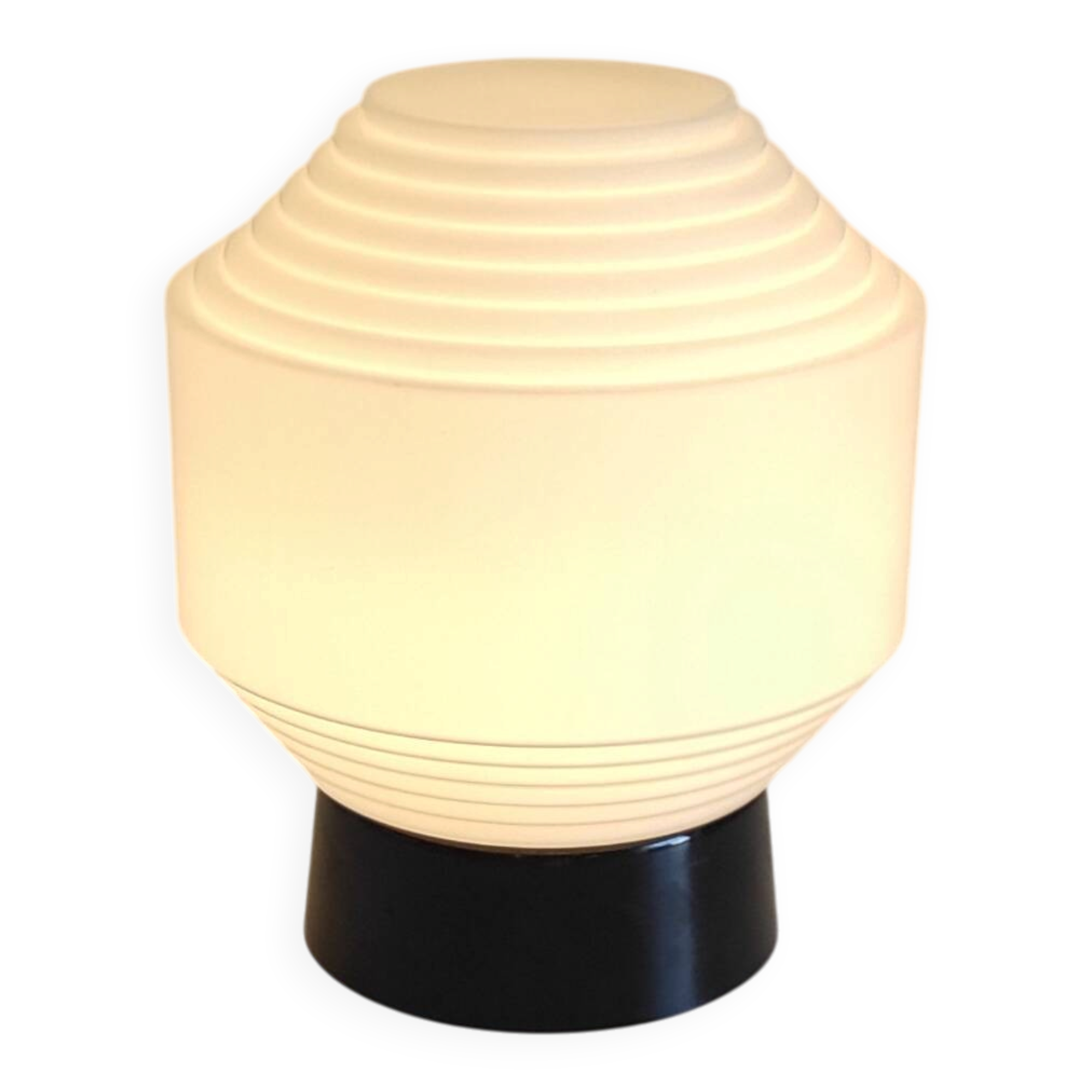 Plafonnier ou lampe à poser globe opaline par Philips - mid. XXeme