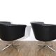 Pair of Scandinavian leather armchairs by Lennart Bender 1970