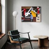Unique original painting "solar gear" by Bodasca