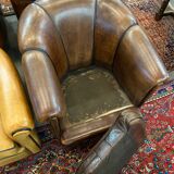 Club armchair in sheepskin