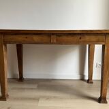 Solid wood desk
