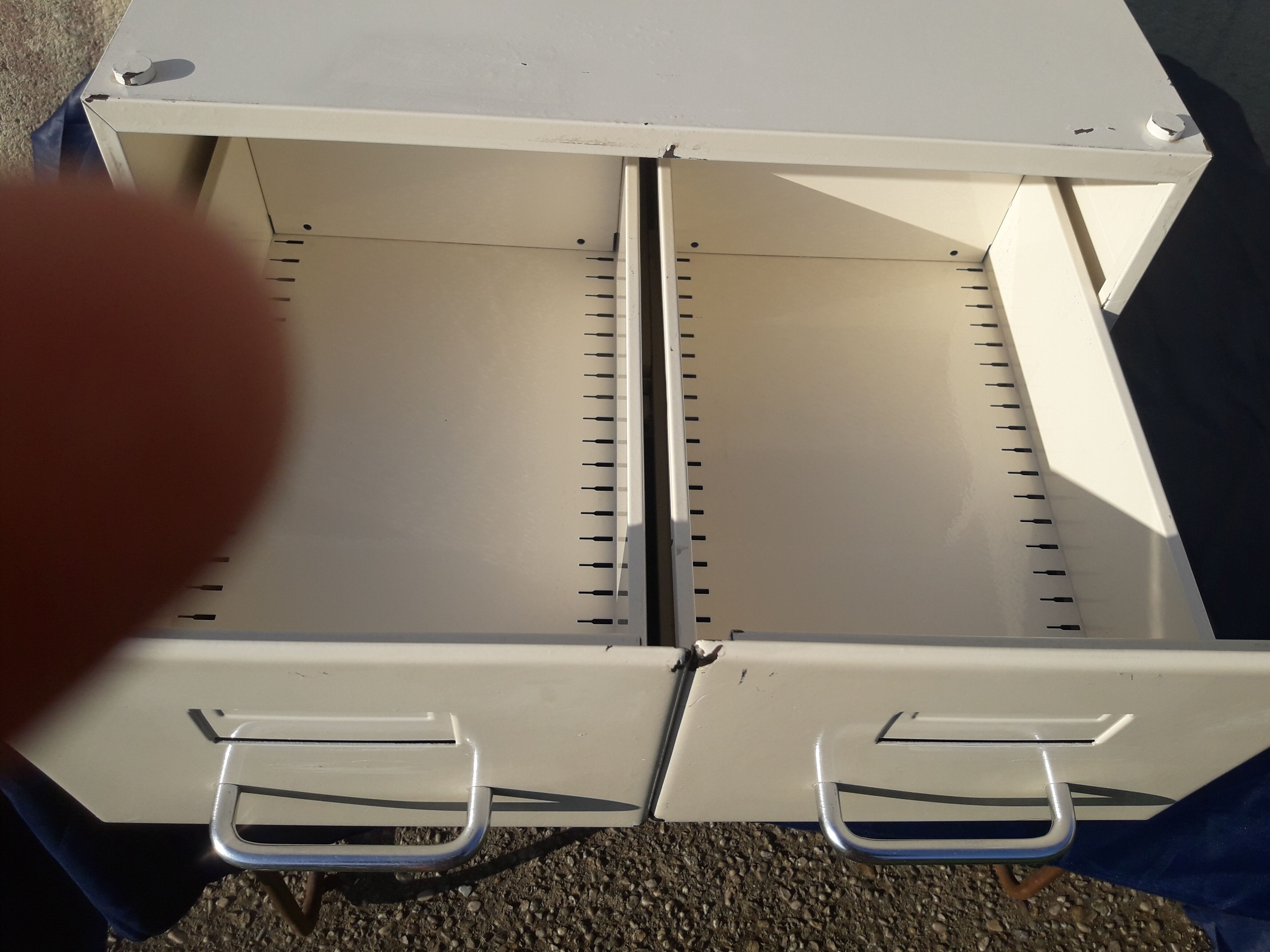 Metal furniture 2 industrial loft drawers