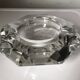 Val St Lambert octagonal crystal ashtray