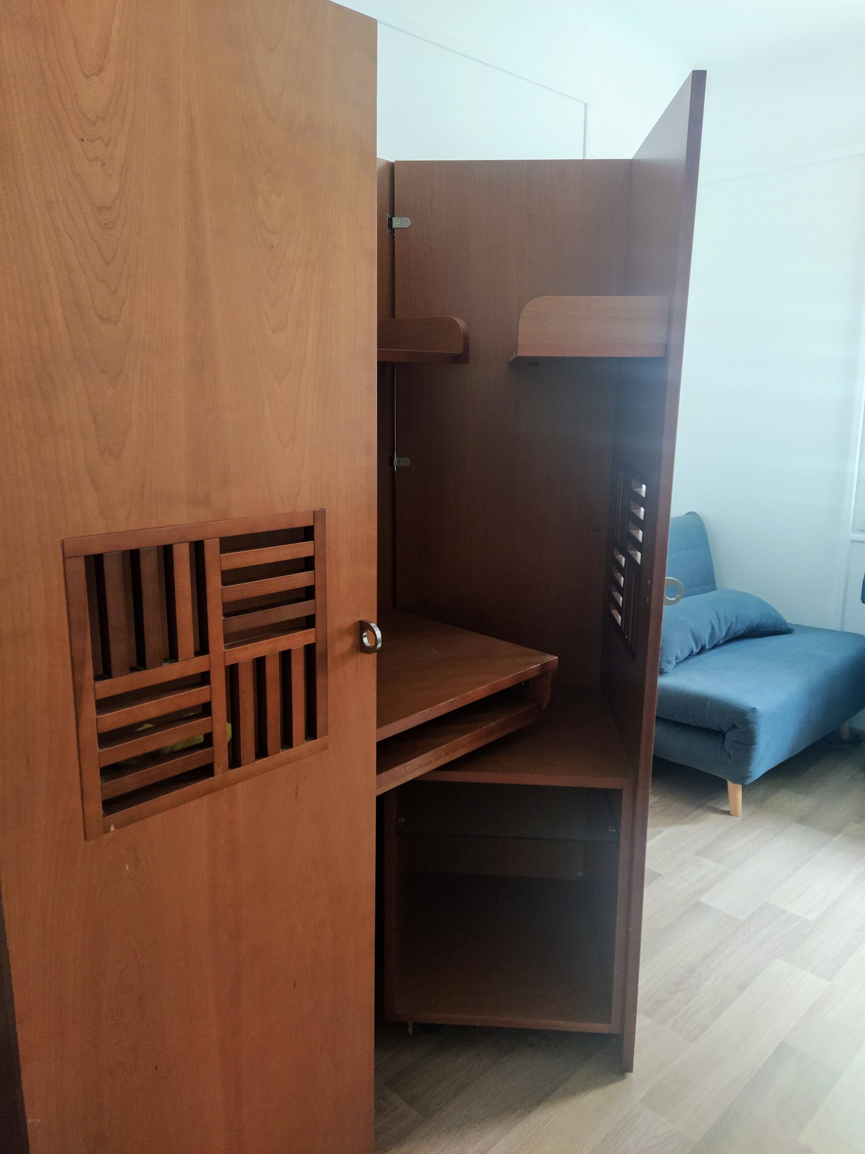 Roche Bobois retractable office cabinet