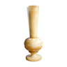 Vase carved in white marble