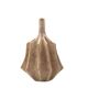 Organic modern white earthenware vase, France 1970s