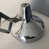 Accordion 60cm chrome Aluminor vintage 1960 lamp